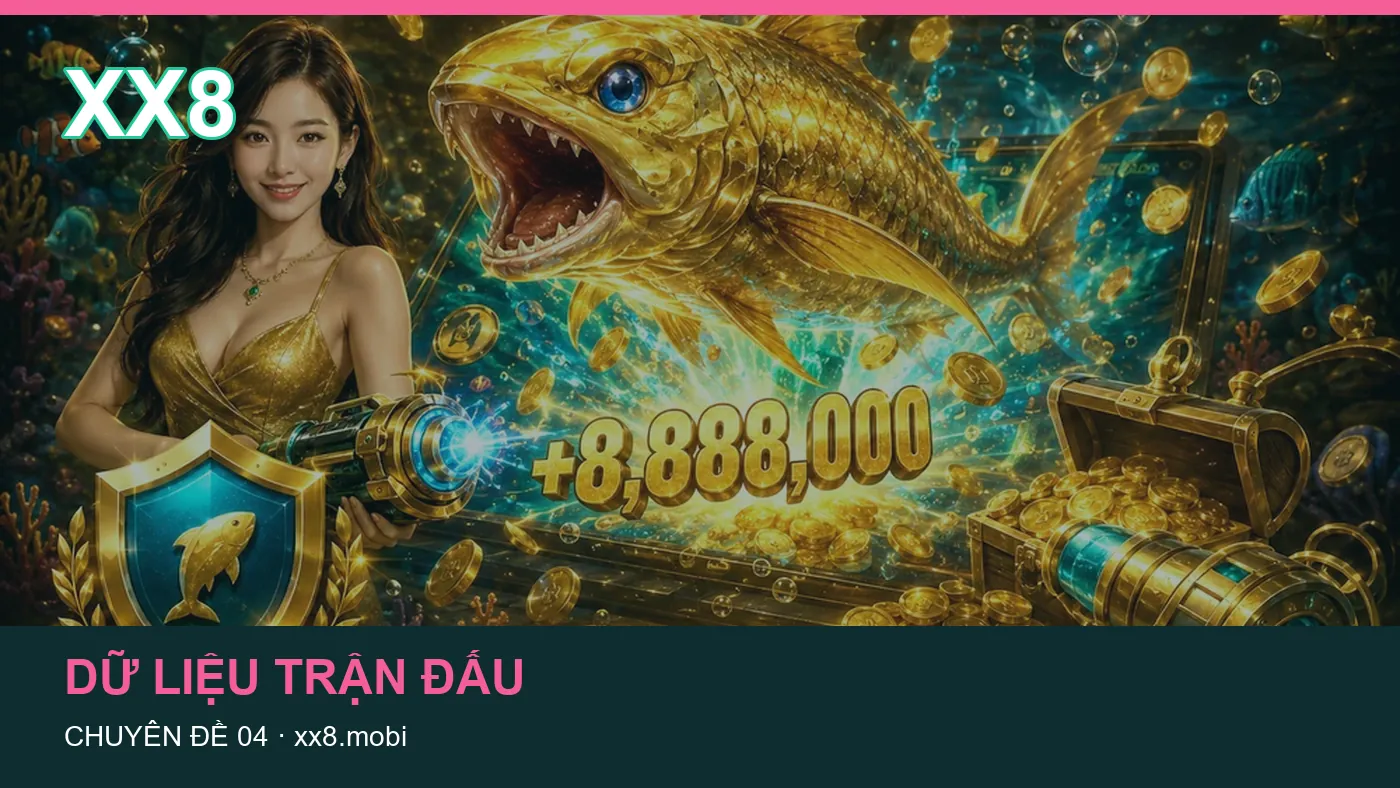 Đối chiếu nguồn và thời điểm cập nhật trong Dữ liệu trận đấu của XX8 | xx8.mobi